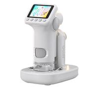 Loupe pour Enfants, Microscopes à Main 100-1600X avec Caméra, Loupe Portable pour Exploration Scientifique, Idéal Cadeau pour Garçons et Filles de 3 à 12 Ans