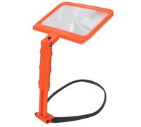 Loupe pour Le Cou, Loupe 5X Mains Libres éclairée par LED, Rechargeable avec Réglage de la luminosité, Cadre Amovible, Lecture Suspendue pour Réparation, Couture, Personnes âgées