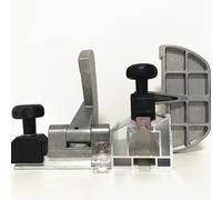 Loupe pour scie à table coulissante compatible avec les machines à travailler le bois pour une lecture précise de règle (25 mm, 2 trous)
