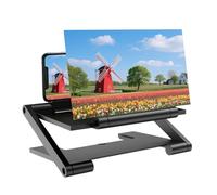 Loupe pour Smartphone - Amplificateur D'affichage HD Réglable, Prise en Charge De La Visualisation Mobile, Écran De Téléphone Étendu | Loupe D'écran De Smartphone Pliable pour La Maison, Le Bureau Et