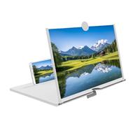 Loupe pour téléphone portable, 3D HD, grossissement d'écran de smartphone, pour lire des pages de livre, lumière bleue, support d'amplificateur pliable, loupe pour tous les smartphones