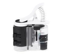 Loupe pratique avancée offrant un agrandissement de 7 à 27x avec LED et lumière pour une analyse détaillée des objets Verre de collection