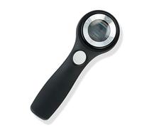 Loupe Rechargeable 40X Avec Luminosité Réglable Double Lentille En Verre Lecture Portable