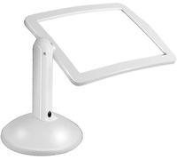 Loupe rectangulaire 3x avec lumière LED, pleine page, avec lumière mains libres A4 pleine page 1 pièce