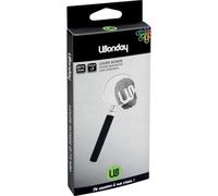 Loupe ronde 75 mm noire Wonday