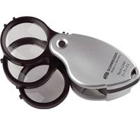 Loupe suisse à enfoncer Tech-Line grossissement 9x 3 lentilles simples diamètre de la lentille 38mm - 53350