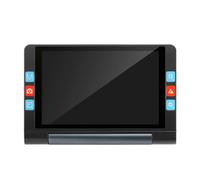 Loupe Vidéo Numérique 8 Pouces, Aide À La Lecture (grossissement 2-20x), Mémoire 16 Go, Objectif À Mise Au Point Rapprochée Et Lointaine (13 Millions De Pixels), Lampe Torche,Black