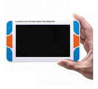 Loupe vidéo numérique avec écran 5", zoom 3X-48X, mode multicolore, luminosité réglable, sortie AV HDMI vers TV, idéale pour lire, écrire, visionner des livres