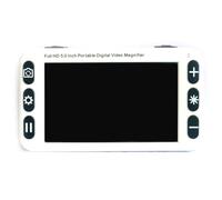 Loupe vidéo numérique électronique, aide à la lecture portable 5 pouces. Dotée d'une poignée pliable pour les personnes malvoyantes, notamment celles atteintes de dégénérescence maculaire et de bass