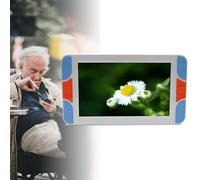 Loupe vidéo numérique LCD 5 pouces, aide à la lecture électronique, loupe électronique portable, fonction anti-tremblement, fixation de la page de lecture, zoom 3x-48x