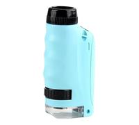 Loupe Young Explorer - Outil scientifique éducatif Zoom 60X-120X Lentille portable Éclairage intégré | Contexte académique Centre de recherche Examen des échantillons Cadeau festif