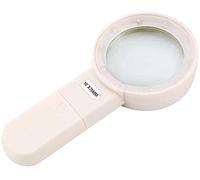 Loupes Aides à la Vision 10LED Lumière Super Lumineuse Éclairage Lecture Verre Optique Portatif Standard 10 Fois avec Lumière Loupe Papeterie Fournitures de Bureau 1PCS Une Vie Meilleure Interesting