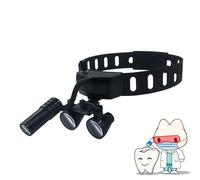 Loupes binoculaires chirurgicales 3,5 x 420 mm avec LED, lunettes dentaires avec lumière, lunettes dentaires portables, lampe frontale chirurgicale pour dentiste, équipement de laboratoire pour chir