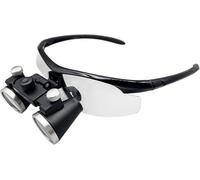 Loupes Binoculaires Médicales Chirurgicales 2,5X / 3,5X, Loupes Dentaires à Lumière LED Montées sur La Tête, Utilisées en Orthopédie, Microchirurgie, Chirurgie, Chirurgie Buccal, 3.5X, Black