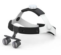 Loupes Binoculaires Médicales Chirurgicales Dentaires Montées sur La Tête, Lunettes Optiques De Loupes Binoculaires 2,5X / 3,5×, Utilisées pour La Boîte à Bijoux De Chirurg, 3.5X