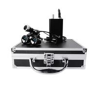 Loupes Chirurgicales Dentaires 2.5X/3.5X 420mm, Loupe Binoculaire avec Verre Optique, Design Ergonomique, Vision Claire, Boîte en Aluminium(Black,2.5x)