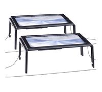 2 loupes de lecture XXL à 4 LED grossissement 3x [AGT]