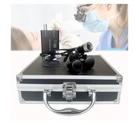 Loupes Dentaires Avec Lampe Frontale LED 3W - Loupe Binoculaire 2,5X/3,5X Pour Dentistes Et Chirurgiens, Monture Ergonomique Sur Tête, Champ De Vision Clair, Distance Travail 320-420 Mm