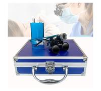 Loupes Dentaires Avec Lampe Frontale LED 3W - Loupe Binoculaire 2,5X/3,5X Pour Dentistes Et Chirurgiens, Monture Ergonomique Sur Tête, Champ De Vision Clair, Distance Travail 320-420 Mm