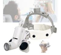 Loupes dentaires avec Phare LED, grossisseurs binoculaires 2,5X / 3,5X, Distance de Travail 320-540 mm, Rechargeable pour l'équipement de Laboratoire Chirurgical du Dentiste