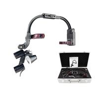 Loupes dentaires, grossissement 2,5x et 3,5x, lampe frontale à LED intégrée , set complet 2,5X