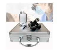 Loupes Dentaires Professionnelles Avec Lampe Frontale LED 3W - Loupe Binoculaire Chirurgicale 2,5X / 3, Pour Dentistes, Ergonomiques Montées Sur Tête, Distance De Travail 320-420 Mm