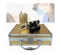 Loupes Dentaires Professionnelles Avec Lampe Frontale LED 3W - Loupe Binoculaire Chirurgicale 2,5X / 3, Pour Dentistes, Ergonomiques Montées Sur Tête, Distance De Travail 320-420 Mm