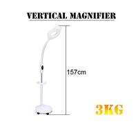 Loupes, Loupe Avec Lumières Sur Pied, Lampe De Table Réglable À 360 °, Rotation De La Lampe, Très Haute Clarté, Légères, Faciles À Contrôler, Loupe De Lecture Pour La Dégénérescence Maculaire 16X