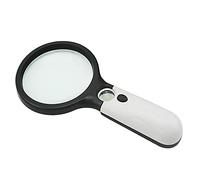 Loupes, loupe portative 10X avec éclairage et Miroir assisté 30X avec lumière LED, lentille HD pour la Lecture de Livres, l'identification de Bijoux, la Montre, la Gravure et la réparation de