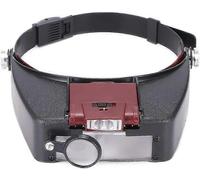 Loupes, Serre-Tête Avec Lampes Led, Loupe Mains Libres 1,5 X 3 X 6,5 X 8 X Pour Réparation