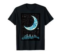 Loups au Clair de Lune, observateurs Nocturnes, Gardiens célestes, Nature Sauvage T-Shirt