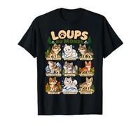 Loups du Monde Especes De Loups Animaux Nature Cadeau T-Shirt