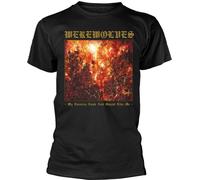 Loups-garous - "Mes ennemis me ressemblent" T-Shirt pour hommes et femmes Unie PH4533 (XL) (Schwarz)