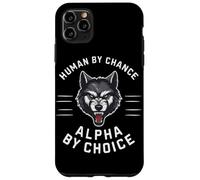 Loups Loups, Humains par Hasard, Alpha par Choix Coque pour iPhone 11 Pro Max