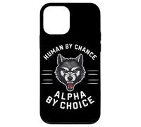Loups Loups, Humains par Hasard, Alpha par Choix Coque pour iPhone 12 Mini