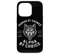 Loups Loups, Humains par Hasard, Alpha par Choix Coque pour iPhone 13 Pro
