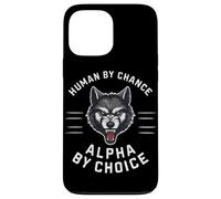 Loups Loups, Humains par Hasard, Alpha par Choix Coque pour iPhone 13 Pro Max