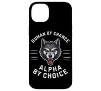 Loups Loups, Humains par Hasard, Alpha par Choix Coque pour iPhone 14 Plus