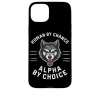 Loups Loups, Humains par Hasard, Alpha par Choix Coque pour iPhone 15 Plus