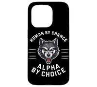 Loups Loups, Humains par Hasard, Alpha par Choix Coque pour iPhone 15 Pro