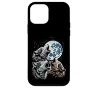 Loups maudits Lune Hurlant drôle Loup Meme Parodie Homme Femme Enfant Coque pour iPhone 12 Mini