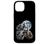 Loups maudits Lune Hurlant drôle Loup Meme Parodie Homme Femme Enfant Coque pour iPhone 14