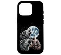 Loups maudits Lune Hurlant drôle Loup Meme Parodie Homme Femme Enfant Coque pour iPhone 16 Pro