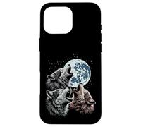 Loups maudits Lune Hurlant drôle Loup Meme Parodie Homme Femme Enfant Coque pour iPhone 16 Pro Max