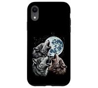 Loups maudits Lune Hurlant drôle Loup Meme Parodie Homme Femme Enfant Coque pour iPhone XR