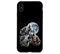 Loups maudits Lune Hurlant drôle Loup Meme Parodie Homme Femme Enfant Coque pour iPhone XS Max