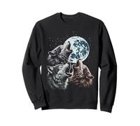 Loups maudits Lune Hurlant drôle Loup Meme Parodie Homme Femme Enfant Sweatshirt