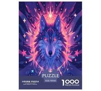 Loups Puzzle 1000 Pièces Educa Jouet en Bois Jeu D'Intelligence Décoration Intérieure Jeu Éduchatif Challenge Toy Adultes Et Enfants À Partir De 14 Ans 70x50cm/1000pcs