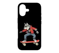 Loups Skateboarder/Skater Wolf Coque pour iPhone 17