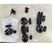 Lourd-Devoir Moto caméra Mont Kit compatible avec DJI OSMO NANO 360, Universel Double pince Guidon Support compatible avec Insta 360 X5-X Vélo, ATV, UTV, bateau Équitation vidéo Inscription(Non Bâton)